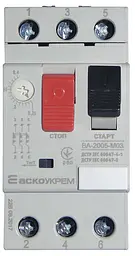 Автоматичний вимикач захисту двигуна М03 ВА‑2005 УКРЕМ‑УКРЕМ (A0010050015) - мініатюра 2