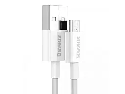 Кабель Baseus Superior Series Fast Charging Cable USB to MicroUSB 2A 1m CAMYS-02 White - мініатюра 2