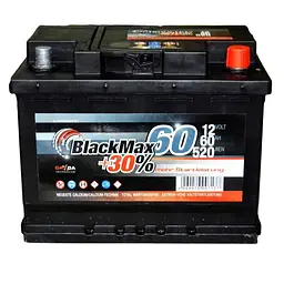 Автомобільний акумулятор BlackMax 6СТ-60Ah АзЕ 520A (EN) B4005