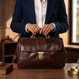 Саквояж з натуральної шкіри Tony Perotti Italico 8051 (90626) Коричневий - мініатюра 4