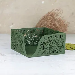 Дерев'яна серветниця VANZA MONSTERA BOX - мініатюра 12