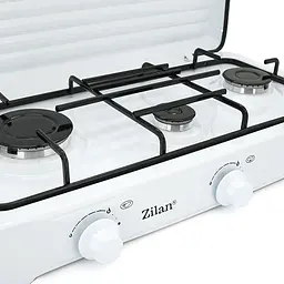 Плита газова Zilan ZLN0032 3 конфорки White - мініатюра 2