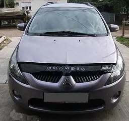 Дефлектор капоту мухобійка для Mitsubishi Grandis 2003-2011