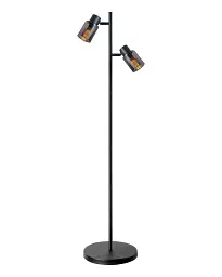 Торшер Goldlux 331557 Rebecca E14 2x8W IP20 чорний