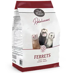 Корм для тхорів Deli Nature Rodelicious Ferrets Делі Натюр суперпреміум повнораціонний 2.5 кг