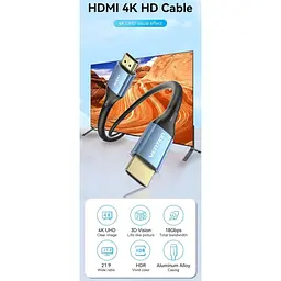Кабель Vention HDMI-HDMI V 2.0 2 м (ALHSH) - мініатюра 5