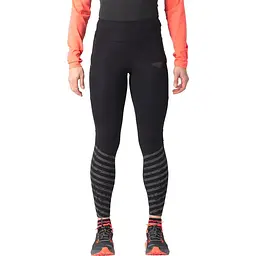 Штани жіночі Dynafit Trail Reflective Tights Woman S Чорний-Сірий - мініатюра 3