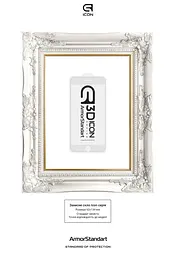 Захисне 3D скло для Apple iPhone SE (2020)/7/8/SE (2022), Icon 3D, загартоване, 9H, загартоване скло, повне проклеювання, протиударне, глянсове з олеофобним покриттям, на весь екран, сумісне з чохлами, проста установка - мініатюра 3