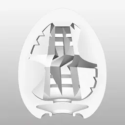 Мастурбатор яйце Tenga Egg Stronger Thunder білий - мініатюра 6