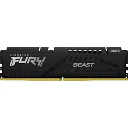 Модуль пам'яті Kingston Fury DDR5 16Gb 5200MHz Beast Black (KF552C40BB-16)