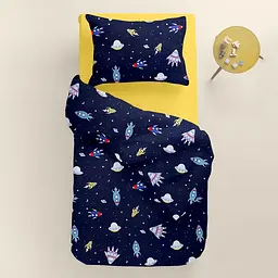 Дитяча постільна білизна в ліжечко Cosas Galaxy Night CS2 110х140 см (GalaxyNight_El80-99Summer_140) - мініатюра 2