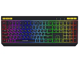 Клавіатура ігрова мембранна HATOR HTK-402UA USB Icefall Black
