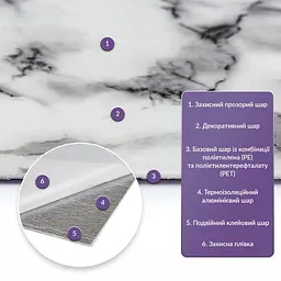 Самоклеюча стінова PET плитка Sticker Wall 600х300х2мм SW-00002333 - мініатюра 2