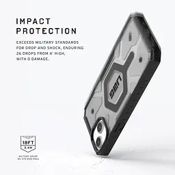 Оригінальний протиударний чохол UAG Pathfinder MagSafe для iPhone 15 Plus/14 Plus Ash 114357113131 - мініатюра 7