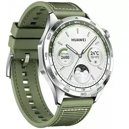 Smart Watch Huawei GT 4 46mm Green (Woven Strap) UA - мініатюра 3
