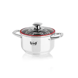 Набір з каструлі 1,2л та ковша 0,7л Prime Chef Krauff + дошка кухонна - мініатюра 2
