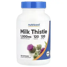 Розторопша Nutricost 1000 мг 120 капсул