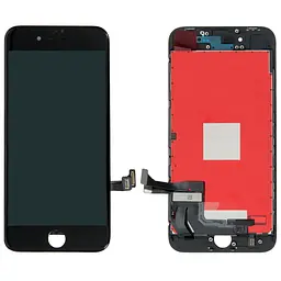 Дисплей iPhone 8 /SE 2020 /SE 2022 чорний, оригінал PRC переклеєне скло