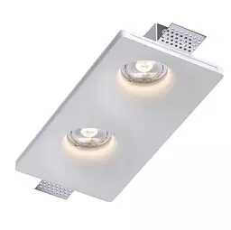 Світильник точковий врізний гіпсовий KLOODI KD-GIPS SQ120x240 H45