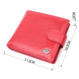 Жіночий трендовий гаманець із натуральної шкіри ST Leather 22555 червоний - мініатюра 7