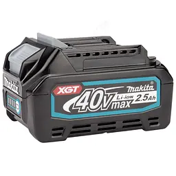 Акумулятор для продукції Makita XGT BL4025 (40 В, 2.5 А·год, 191B36-3) - мініатюра 2
