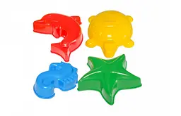 Формочки для піску ТехноК 2421 Різнокольоровий (2400409568015) shop (2400409568015)