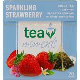 Чай Tea Moments Sparkling Strawberry 34 г (20 пір. х 1.7 г) - мініатюра 2