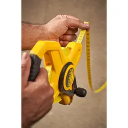 Рулетка Stanley LongTape Fiberglass полотно з скловолокна 30 м х 12.7 мм (2-34-791) - мініатюра 4