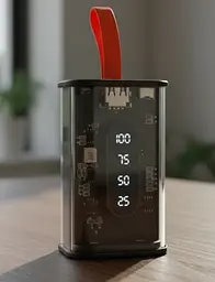 Портативний повербанк No Brand Power Bank 10000 mAh Сірий (2104618814) - мініатюра 4
