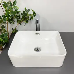 Умивальник VBI Arabba S white накладний VBI-013500, Білий - мініатюра 4