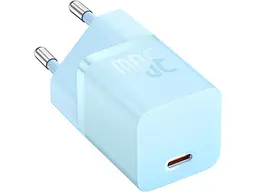 Мережевий зарядний пристрій BASEUS GaN5 Fast Charger (mini) 1C 30 W Blue (CCGN070603) - мініатюра 2