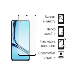 Скло захисне Dengos Ful Glue Realme Note 50 (black) (TGFG-371) - мініатюра 2