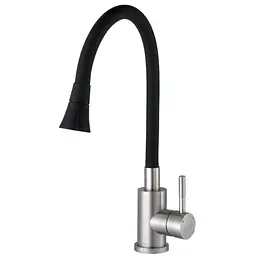 Змішувач для кухні Globus Lux Alpen SBT1-203SA-B01 000025225 Нержавіюча сталь