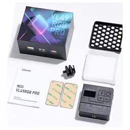 Відеосвітло Ulanzi Vijim Rechargeable Xiaomini RGB Light UV-B01001 VL49 RGB Pro Black - мініатюра 9