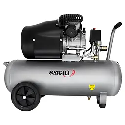 Компресор двоциліндровий Sigma 2.5 кВт 455 л/хв 10 бар (7043721) - мініатюра 3
