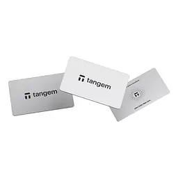 Криптогаманець Tangem Wallet 2.0 набір з 3 карток White (TG128X3-W) - мініатюра 2