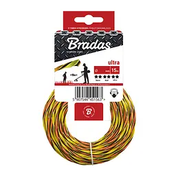 Волосінь для тримера Bradas ULTRA L3 2,4x15м / карта ZUL3T2415K
