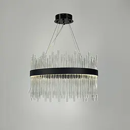 Розкішна люстра COLISEUM BLACK Ø 50 см | Арт. J 881-500 BK | Line F - мініатюра 6