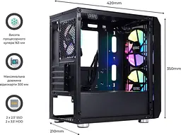 Корпус QUBE NEPTUNE MINI (QB08N_FCNU3) Без БП - мініатюра 4