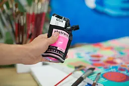 Акрилова фарба Sennelier Abstract, 120 мл, Флуоресцентний рожевий (Fluo Pink) - мініатюра 5