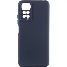 Чохол Silicone Cover Ummi Lakshmi Full Camera (AA) для Xiaomi Redmi Note 11 (Global) / Note 11S Синій / Midnight Blue