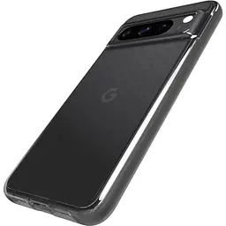 Оригінальний протиударний силіконовий чохол Tech21 Evo Check для Google Pixel 8 Pro (6.7") Smokey Black - мініатюра 8