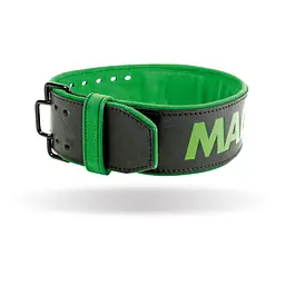 Пояс для важкої атлетики MAD MAX MFB 302, Black /Green - L
