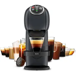Кавоварка Krups Dolce Gusto Genio S Plus капсульна 0.8 л темно-сіра (KP340B10) - мініатюра 2
