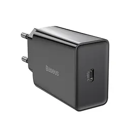Адаптер живлення - зарядний блок BASEUS Speed Mini Quick Charger вихід 1Type-C 20 W (CCFS-SN01)