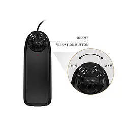 Страпон - Ultra Multi-Speed Vibration Strap On 6.8" - мініатюра 2