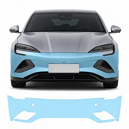 Антигравійна захисна бронеплівка за лекалами для BYD Seal I 2022-2024 - передній бампер