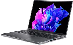 Ноутбук Acer Swift X SFX16-61G 16' 3.2K OLED, AMD R9-7940HS, 16GB, F1TB, NVD4050-6, Win11, сірий (NX.KFPEU.002) - мініатюра 2