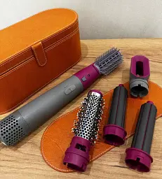 Фен-щітка Hot Air Styler Hair Brush 9234 мультистайлер 5в1 с кейсом - мініатюра 2