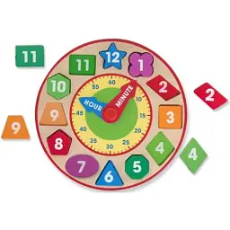 Розвиваюча іграшка Melissa&Doug Годинник-сортер (MD18593) - мініатюра 3